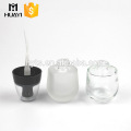 35ml empty glass lotion frosted bottles with pump